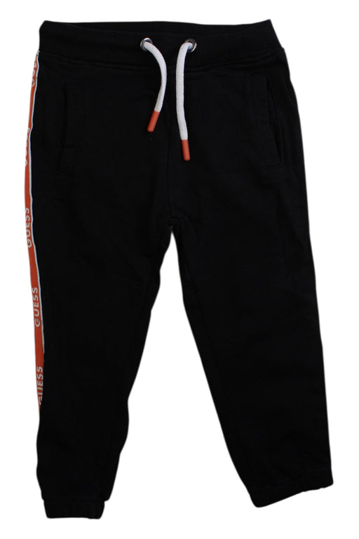 A Black Sweatpants from Guess in size 3T for girl. (Front View)