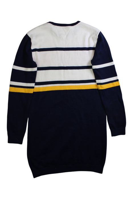 A Multicolour Sweater Dresses from Tommy Hilfiger in size 10Y for girl. (Back View)