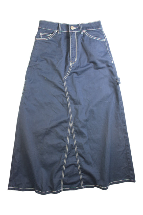 A Navy Long Skirts from Dickies in size 13Y for girl. (Front View)