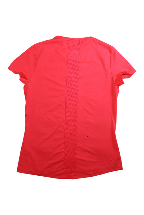 A Red Active Tops from Adidas in size 14Y for girl. (Back View)