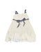 A White Sleeveless Dresses from Nicholas & Bears in size 3T for girl. (Back View)