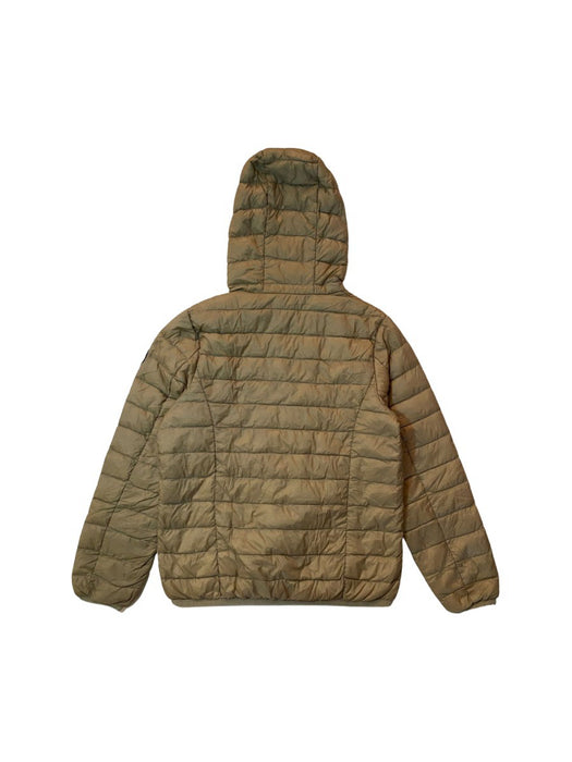 A Beige Puffer/Quilted Jackets from Jott in size 7Y for neutral. (Back View)
