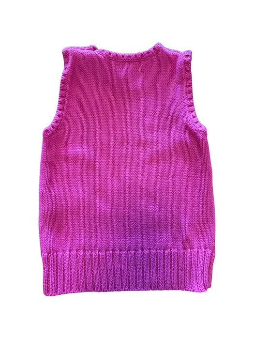 A Pink Sweater Vests from Ralph Lauren in size 5T for boy. (Back View)