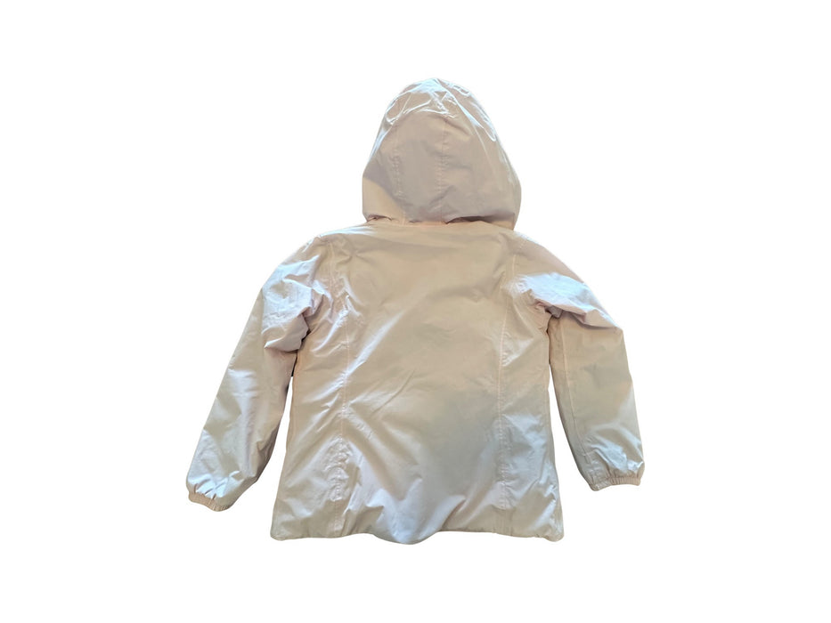 A Pink Lightweight Jackets from K-Way in size 6T for girl. (Back View)