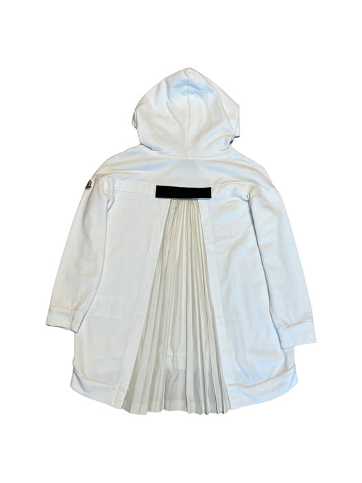 A White Hooded Sweatshirts from Moncler in size 6T for girl. (Back View)