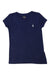 A Navy Short Sleeve T Shirts from Polo Ralph Lauren in size 6T for boy. (Front View)