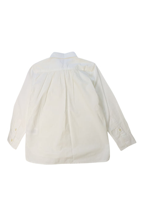 A White Long Sleeve Shirts from Polo Ralph Lauren in size 6T for girl. (Back View)