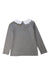 A Grey Long Sleeve Tops from Jacadi in size 8Y for girl. (Back View)
