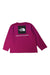 A Purple Long Sleeve T Shirts from The North Face in size 5T for girl. (Back View)