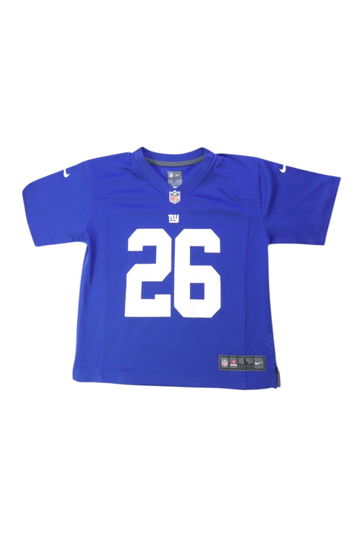 A Blue Short Sleeve T Shirts from Nike in size 7Y for boy. (Front View)