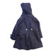 A Navy Coats from Jacadi in size 3T for girl. (Back View)