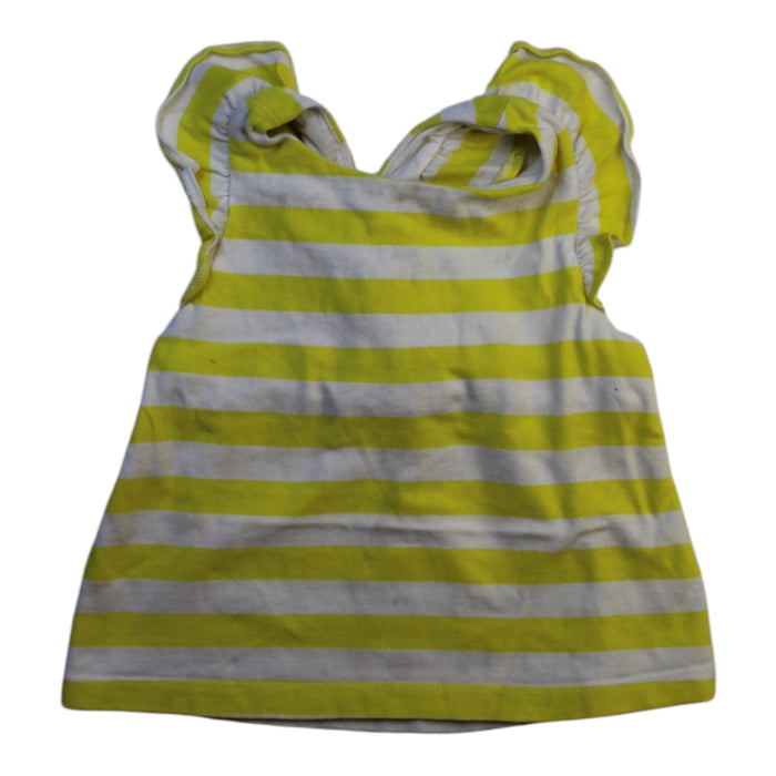 A White Sleeveless Tops from Jacadi in size 3T for girl. (Front View)