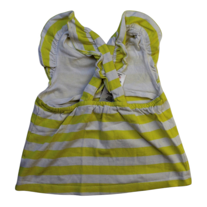 A White Sleeveless Tops from Jacadi in size 3T for girl. (Back View)