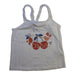 A White Sleeveless Tops from Sergent Major in size 4T for girl. (Front View)