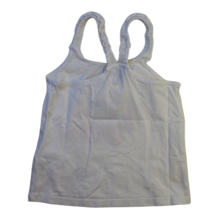 A White Sleeveless Tops from Sergent Major in size 4T for girl. (Back View)