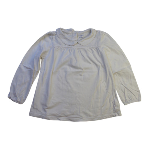 A White Long Sleeve Tops from Bout'Chou in size 3T for girl. (Front View)