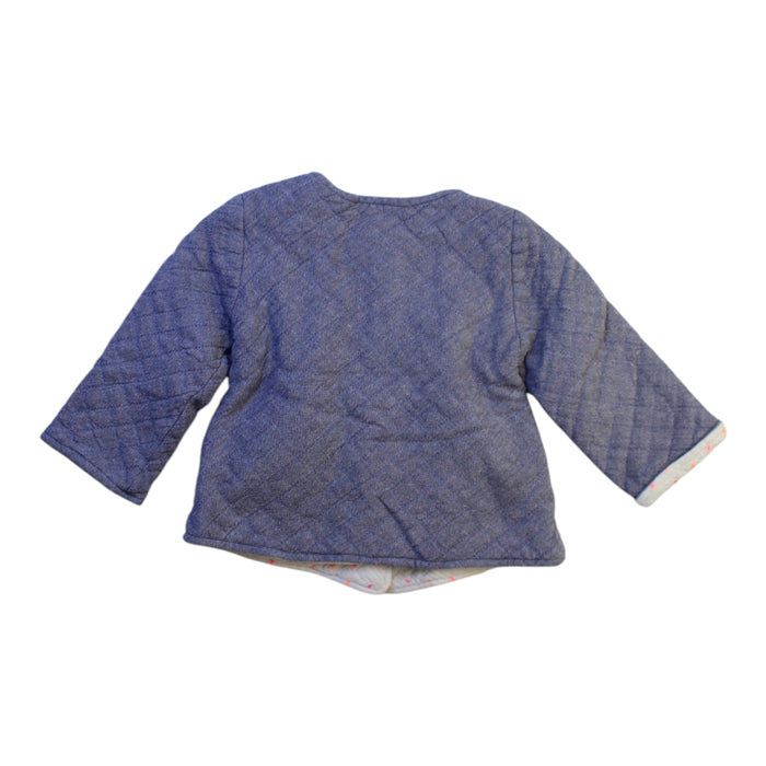 A Grey Puffer/Quilted Coats & Outerwear from Cyrillus in size 2T for girl. (Back View)