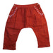 A Red Casual Pants from Bout'Chou in size 12-18M for girl. (Front View)