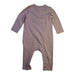 A Beige Long Sleeve Rompers from Seed in size 12-18M for girl. (Back View)