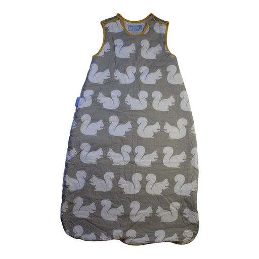 A Grey Sleepsacs from Grobag in size 3T for neutral. (Front View)