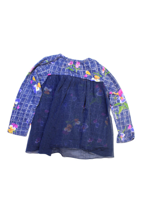 A Multicolour Long Sleeve Tops from Hakka in size 6T for girl. (Back View)