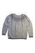 A White Knit Sweaters from The Little White Company in size 6T for girl. (Front View)