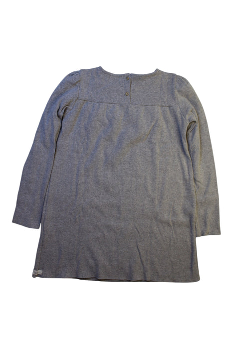 A Grey Long Sleeve Dresses from Buho in size 6T for girl. (Back View)