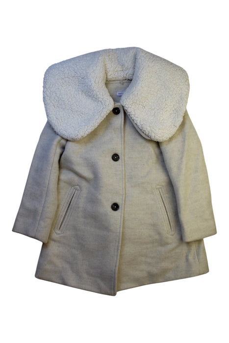 A Ivory Coats from Gannino d'Angelo in size 5T for girl. (Front View)