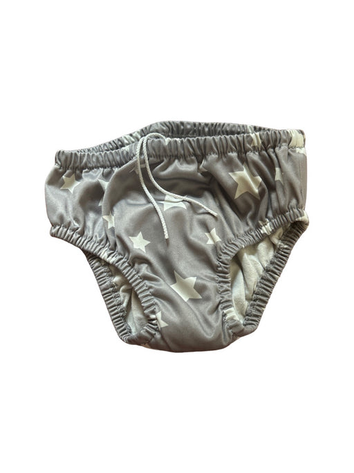 A Grey Swim Diapers from Charlie Banana in size 18-24M for boy. (Front View)