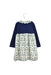A Navy Long Sleeve Dresses from null in size 18-24M for girl. (Back View)