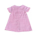 A Pink Short Sleeve Dresses from Chickeeduck in size 3T for girl. (Back View)
