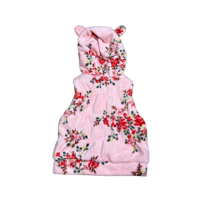A Pink Puffer/Quilted Coats & Outerwear from Kingkow in size 18-24M for girl. (Back View)