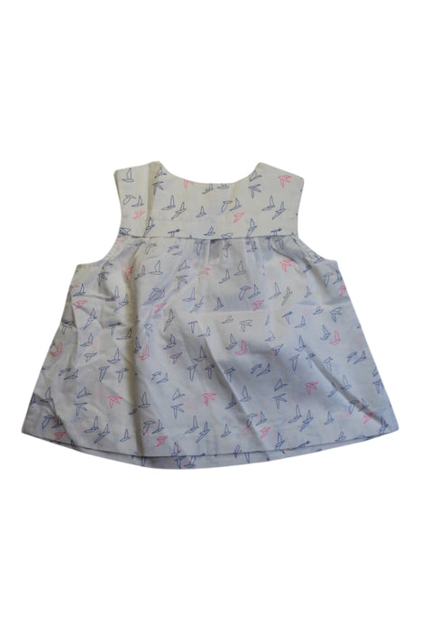 A White Sleeveless Dresses from Jacadi in size 3T for girl. (Back View)