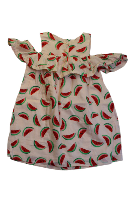 A Multicolour Sleeveless Dresses from Janie & Jack in size 2T for girl. (Back View)