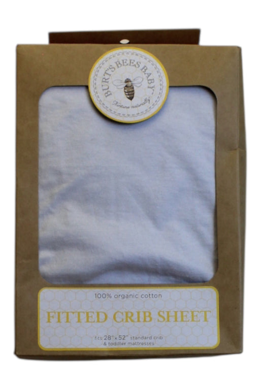 A White Bed Sheets from Burt's Bees Baby in size O/S for neutral. (Front View)