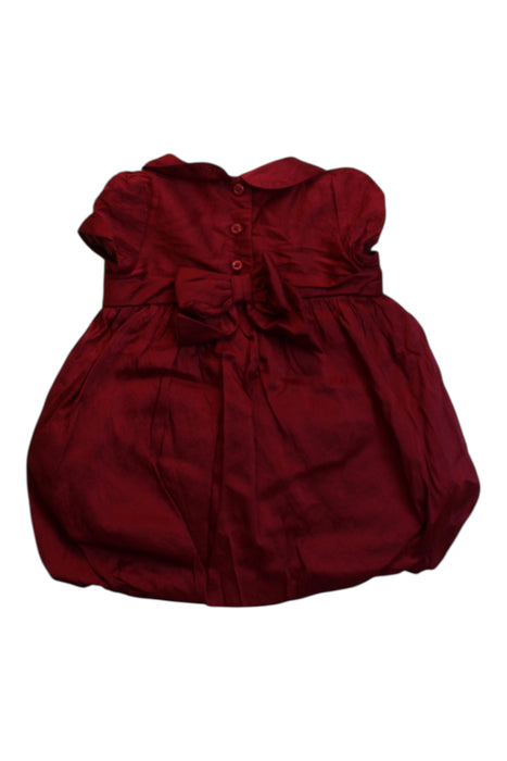 A Red Short Sleeve Dresses from Janie & Jack in size 0-3M for girl. (Back View)