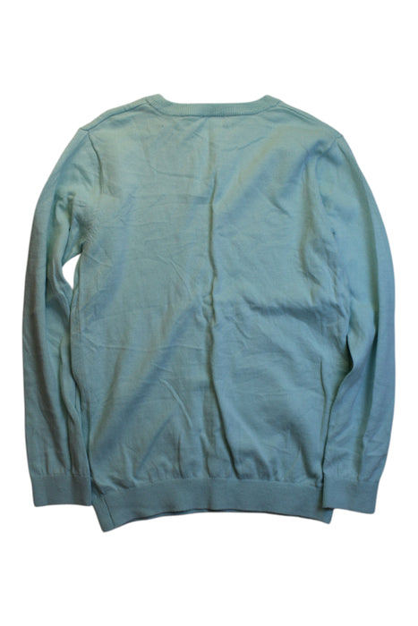 A Green Long Sleeve Tops from Jacadi in size 12Y for boy. (Back View)