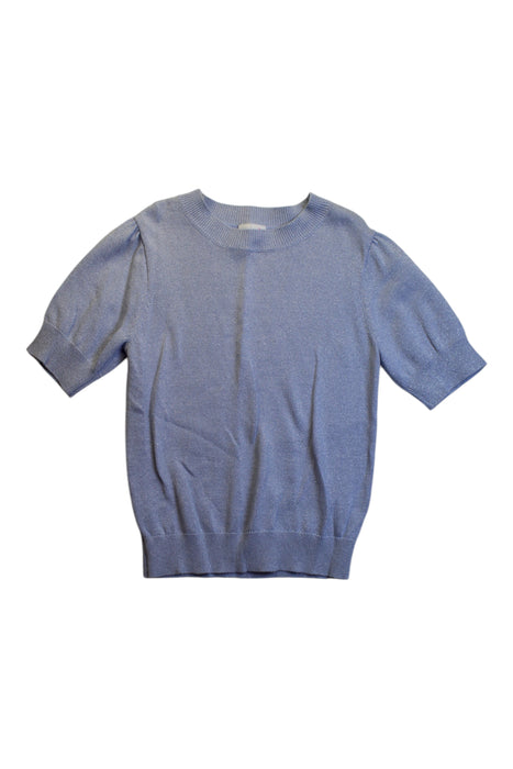 A Blue Short Sleeve Tops from Seed in size 7Y for girl. (Front View)