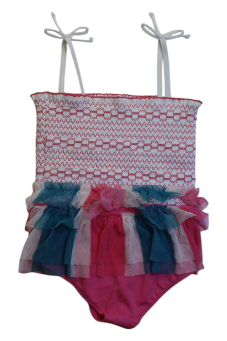 A Multicolour Swimsuits from Sunseeker in size 5T for girl. (Back View)