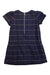 A Navy Short Sleeve Dresses from Jacadi in size 2T for girl. (Back View)