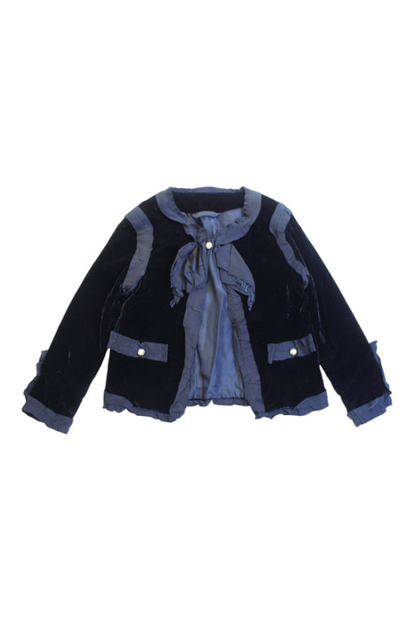 A Navy Blazers from Lanvin Petite in size 4T for girl. (Front View)