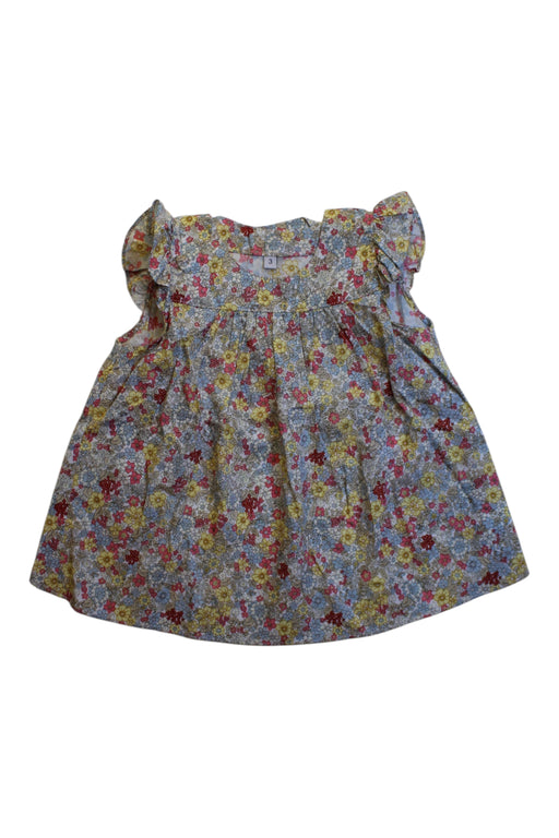 A Multicolour Sleeveless Dresses from Niny Mini in size 3T for girl. (Front View)