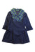 A Navy Long Sleeve Dresses from Nicholas & Bears in size 2T for girl. (Front View)