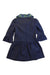 A Navy Long Sleeve Dresses from Nicholas & Bears in size 2T for girl. (Back View)