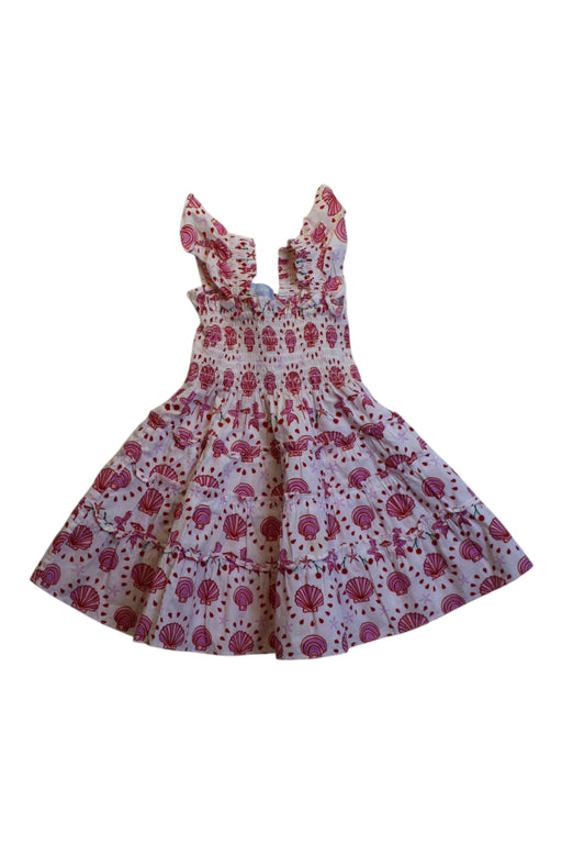 A Multicolour Sleeveless Dresses from Hill House in size 2T for girl. (Front View)