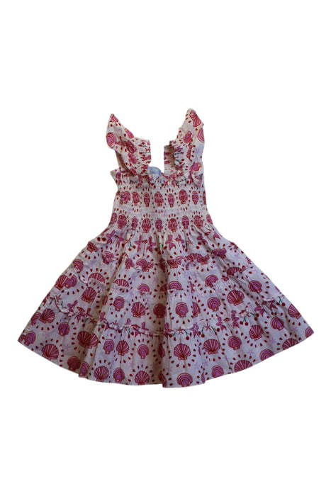 A Multicolour Sleeveless Dresses from Hill House in size 2T for girl. (Front View)