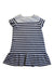 A Navy Short Sleeve Dresses from Ralph Lauren in size 12-18M for girl. (Front View)
