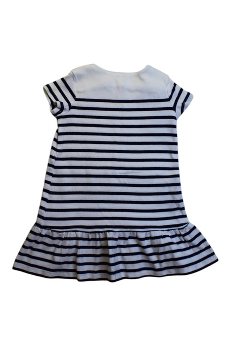 A Navy Short Sleeve Dresses from Ralph Lauren in size 12-18M for girl. (Back View)