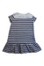 A Navy Short Sleeve Dresses from Ralph Lauren in size 12-18M for girl. (Back View)