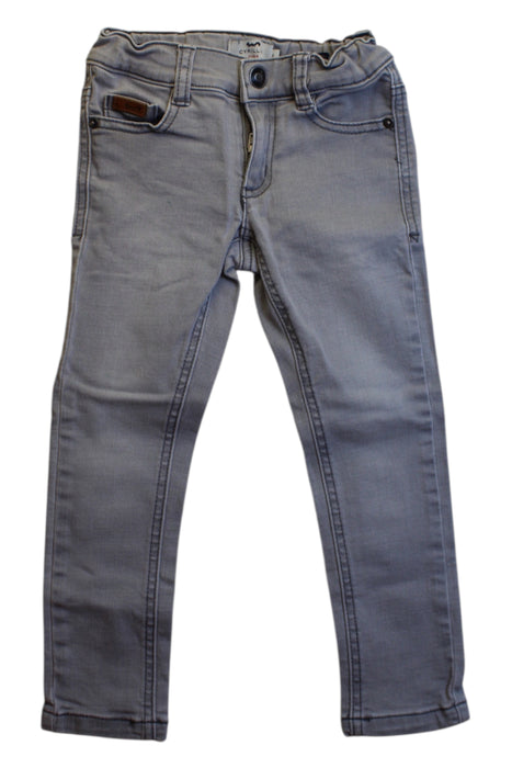 A Grey Jeans from Cyrillus in size 4T for boy. (Front View)